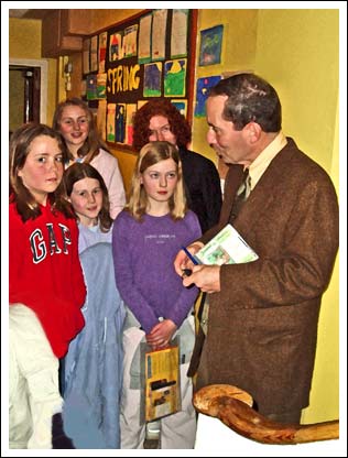 Jim signs autographs in Dublin