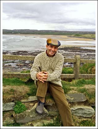 Jim on the Irish coast