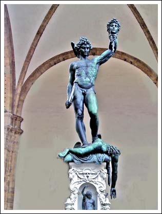 Perseus, from the Medici collection