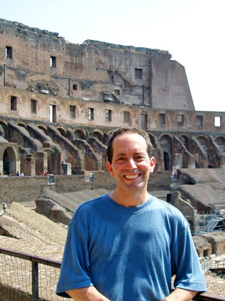 Jim at the Roman Coliseum