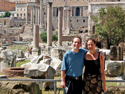 JIm and Randy in the Roman Forum