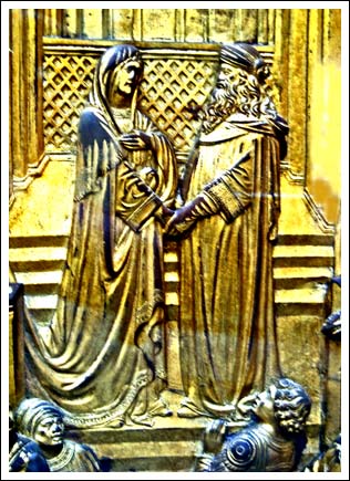 Ghiberti's Door - Solomon and the Queen of Sheba