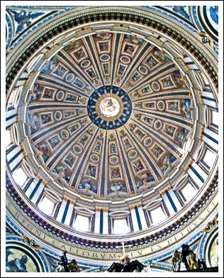 Domed Ceiling inside St. Peter's Cathedral
