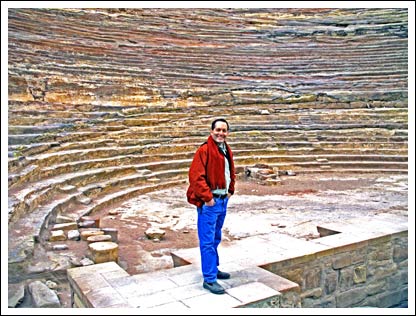 Jim "on stage" in Petra