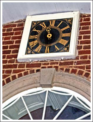 Clock overthe front door